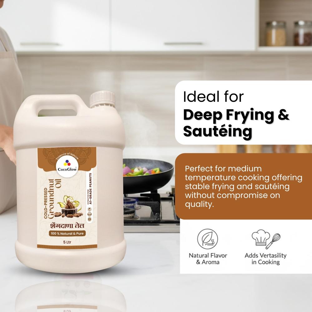 Cold Pressed Groundnut Oil 5 Liter