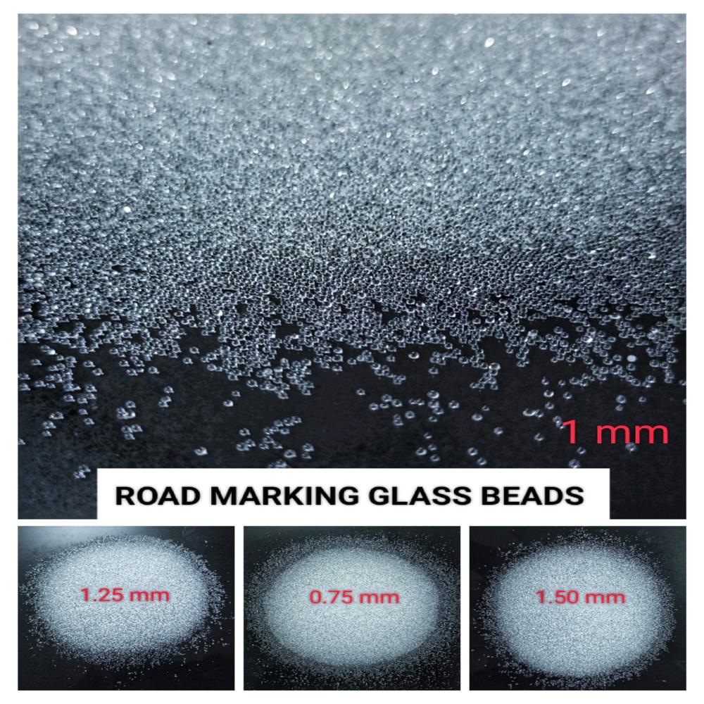 Brown color coated glass beads for swimming pool flooring gravels