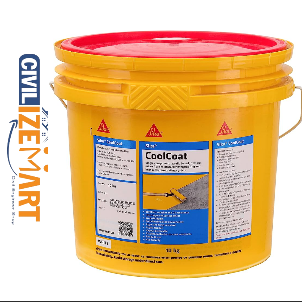 Sika Cool Coat Waterproofing Chemical - Application: Roof Slabs