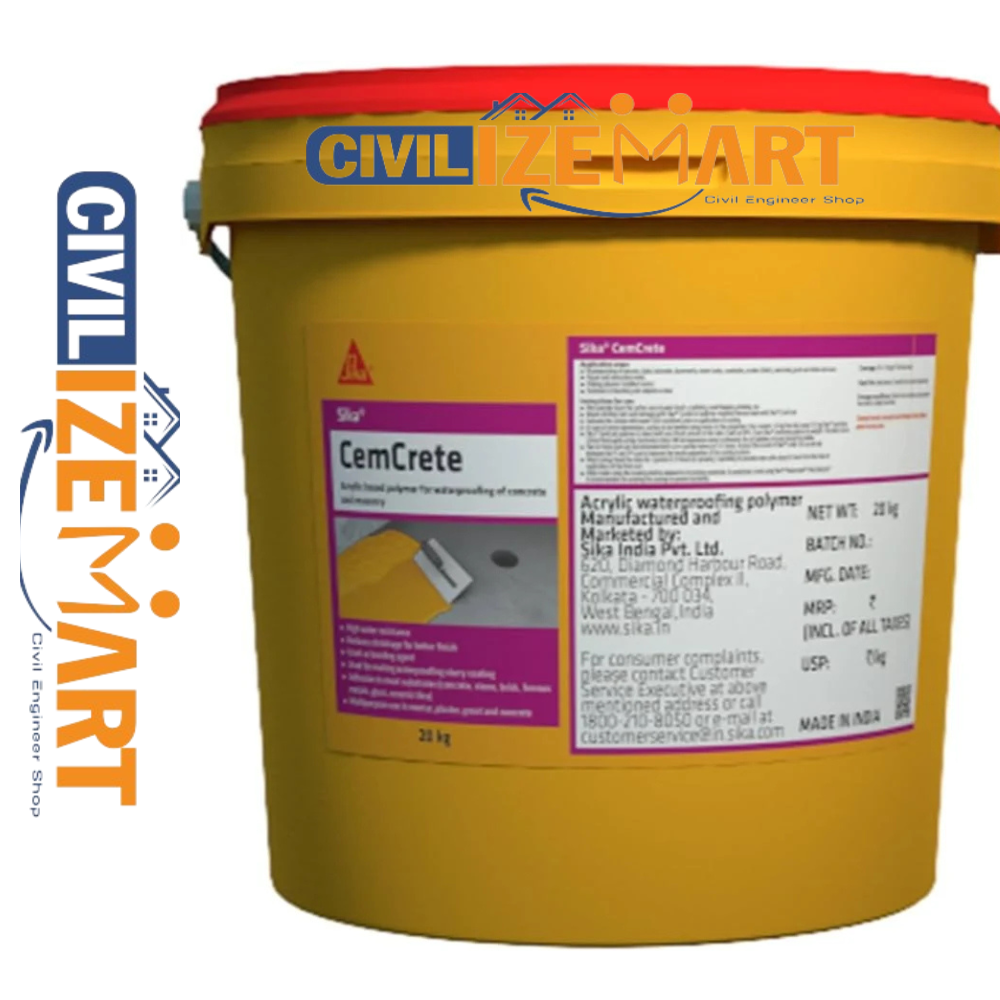 Sika Cemcrete Waterproofing Chemical - Application: Roof Slabs