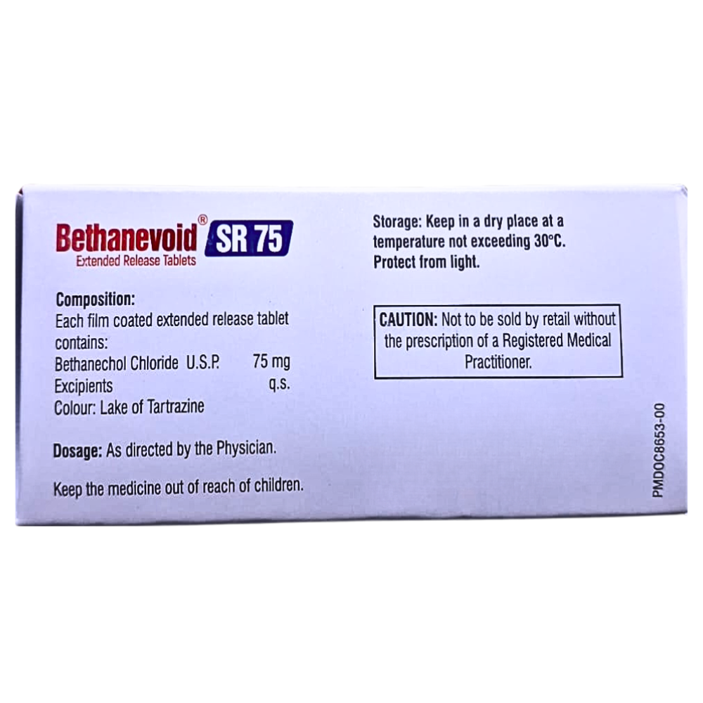 Bethanechol Chloride Extended Release Tablets 75 mg