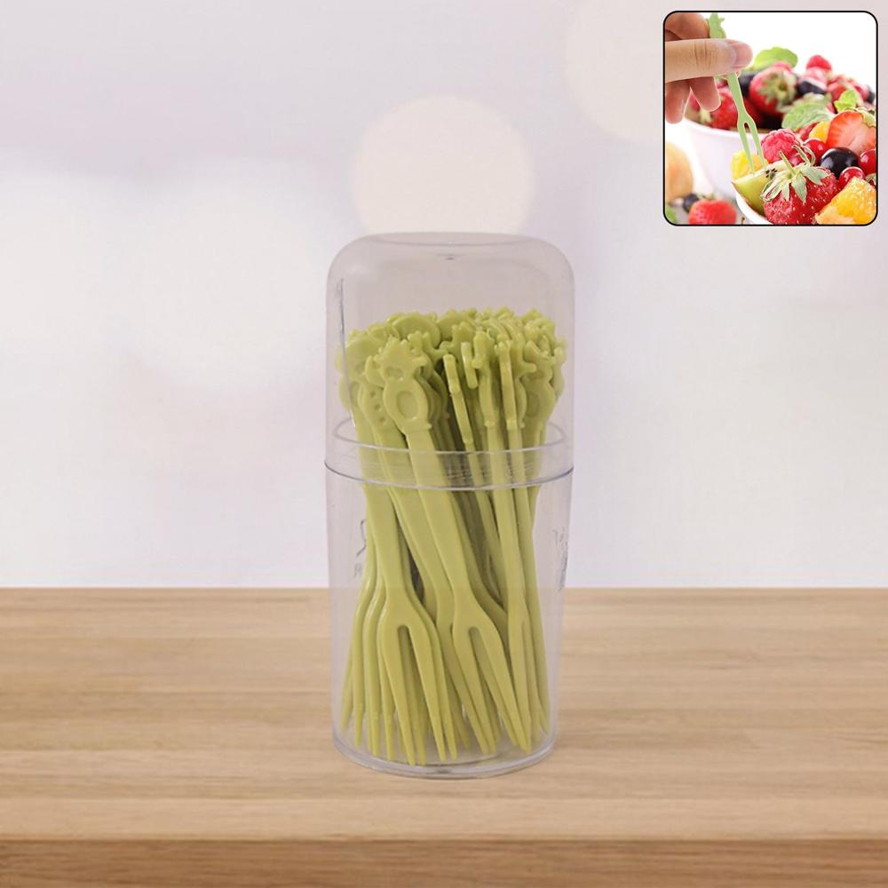 Plastic Fruit Forks Cake Dessert Forks Mini Forks (50 Pcs Set) - Application: As Per Product Requirement