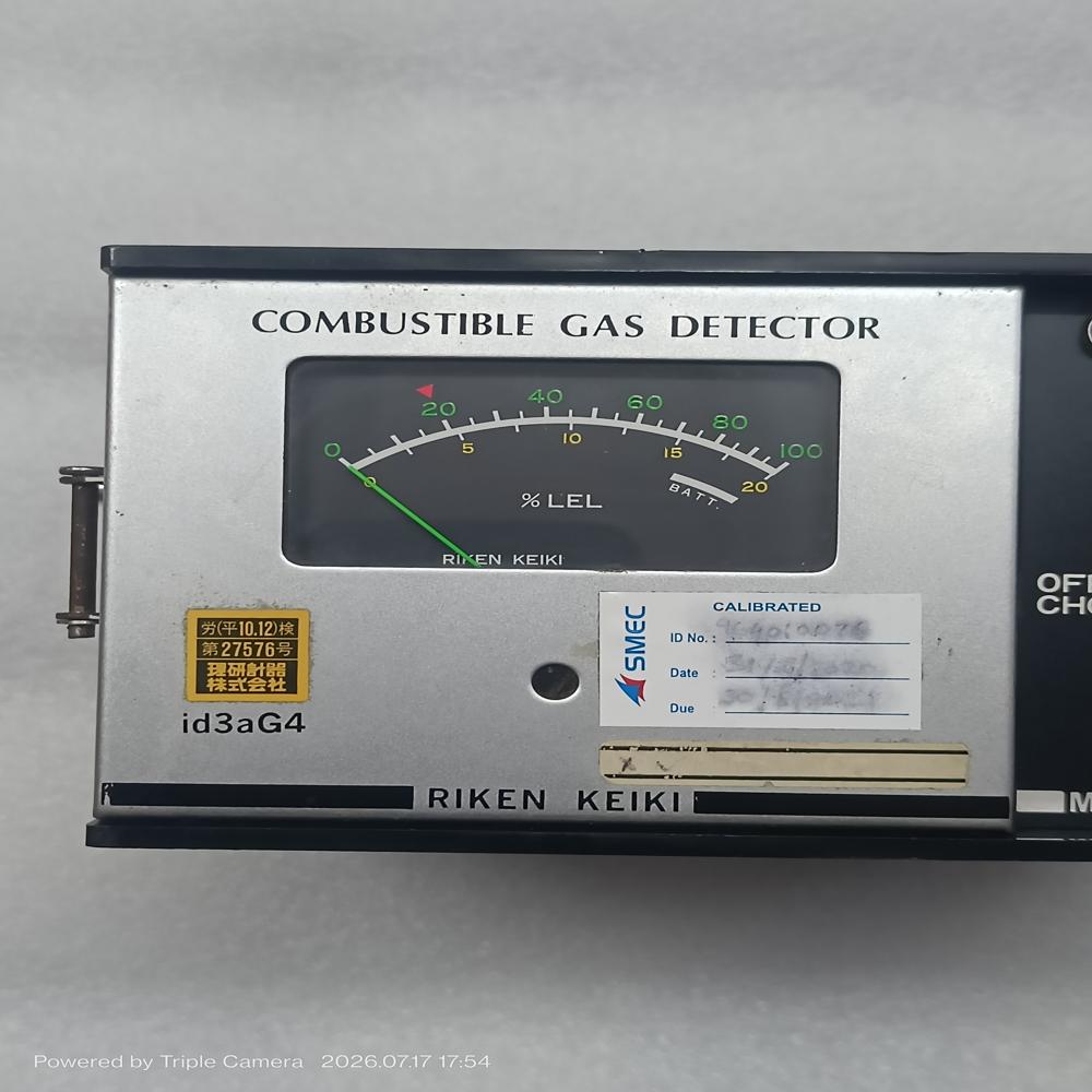 RIKEN KEIKI COMBUSTIBLE GAS DETECTOR GP-226(C TYPE)