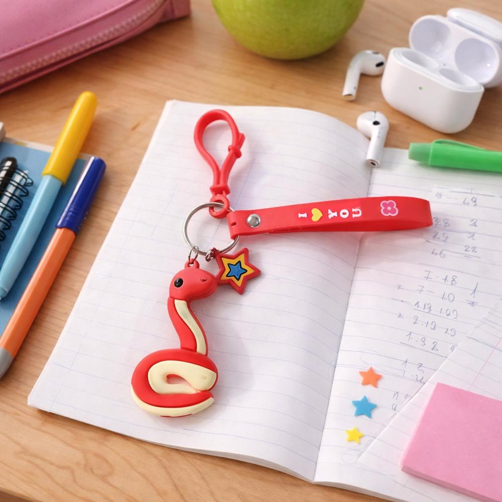 Cute Snake Shape Keychain (1 Pc) - Application: As Per Product Requirement