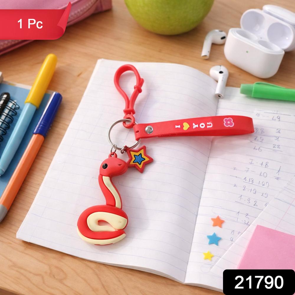Cute Snake Shape Keychain (1 Pc) - Application: As Per Product Requirement