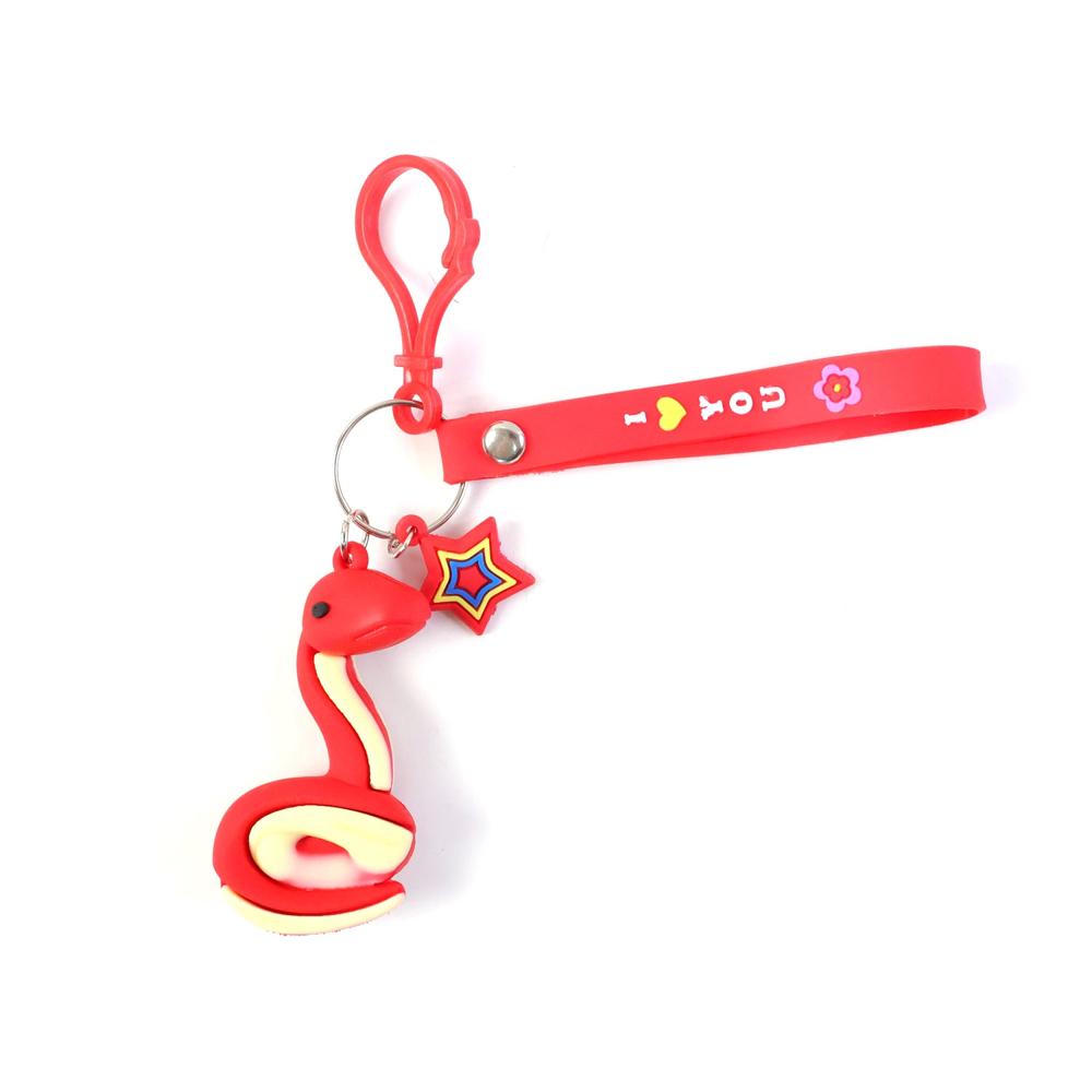 Cute Snake Shape Keychain (1 Pc) - Application: As Per Product Requirement