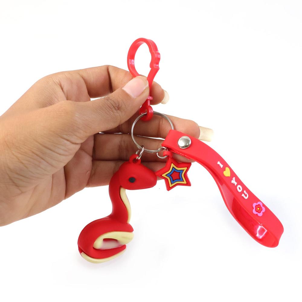 Cute Snake Shape Keychain (1 Pc) - Application: As Per Product Requirement