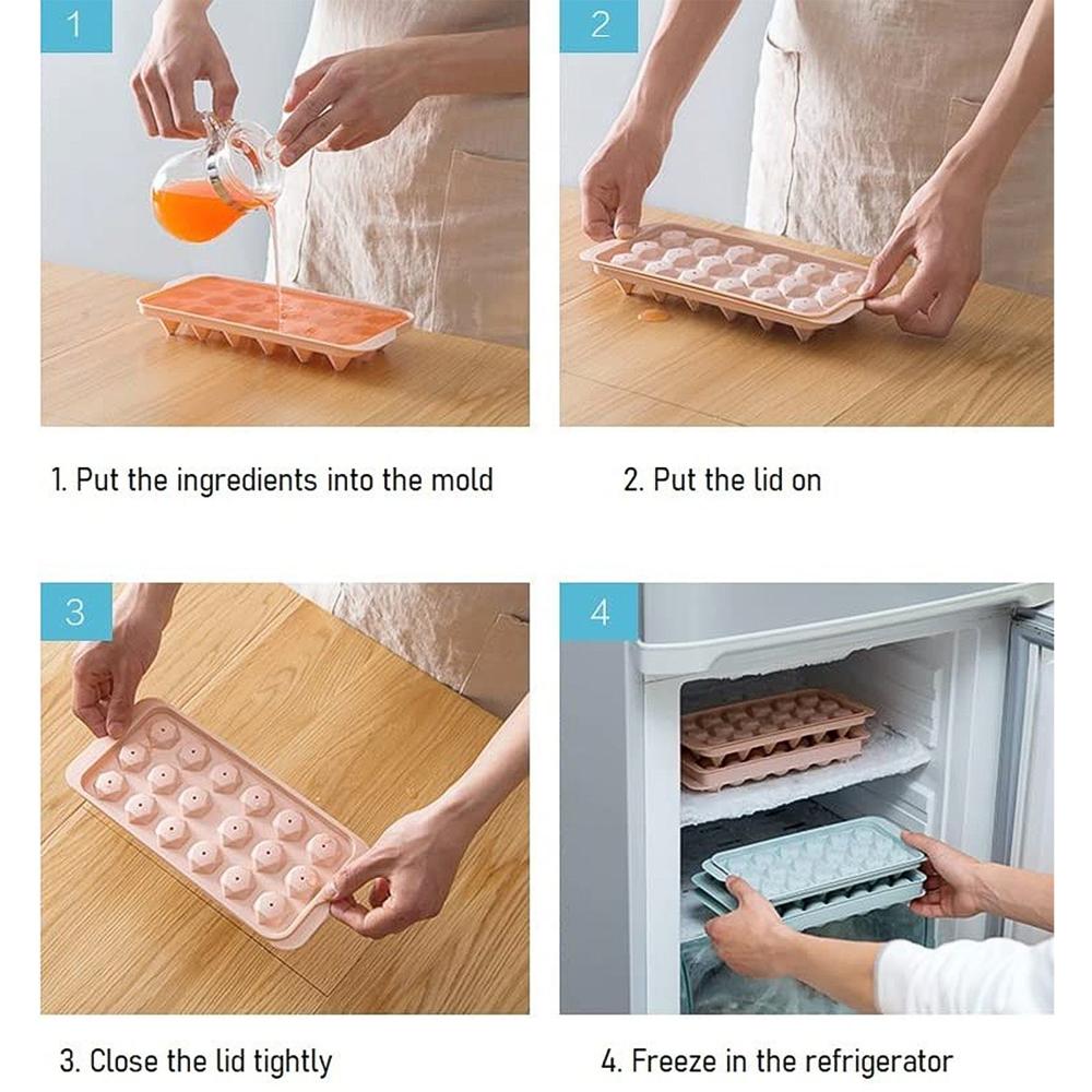 Durable Plastic Ice Cube Tray (1 Pc) - Application: As Per Product Requirement