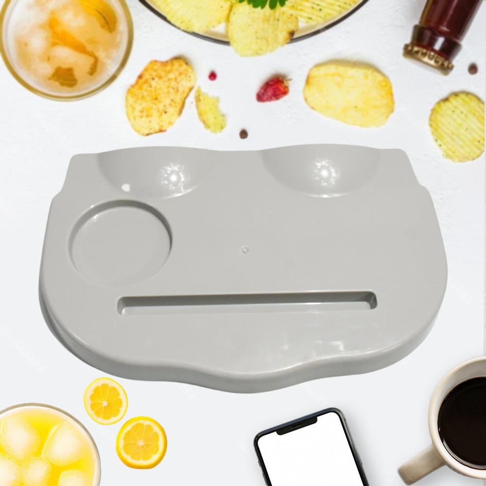 Snack Caddy Tray with a Drink Cup Holder The Ultimate Movie Night