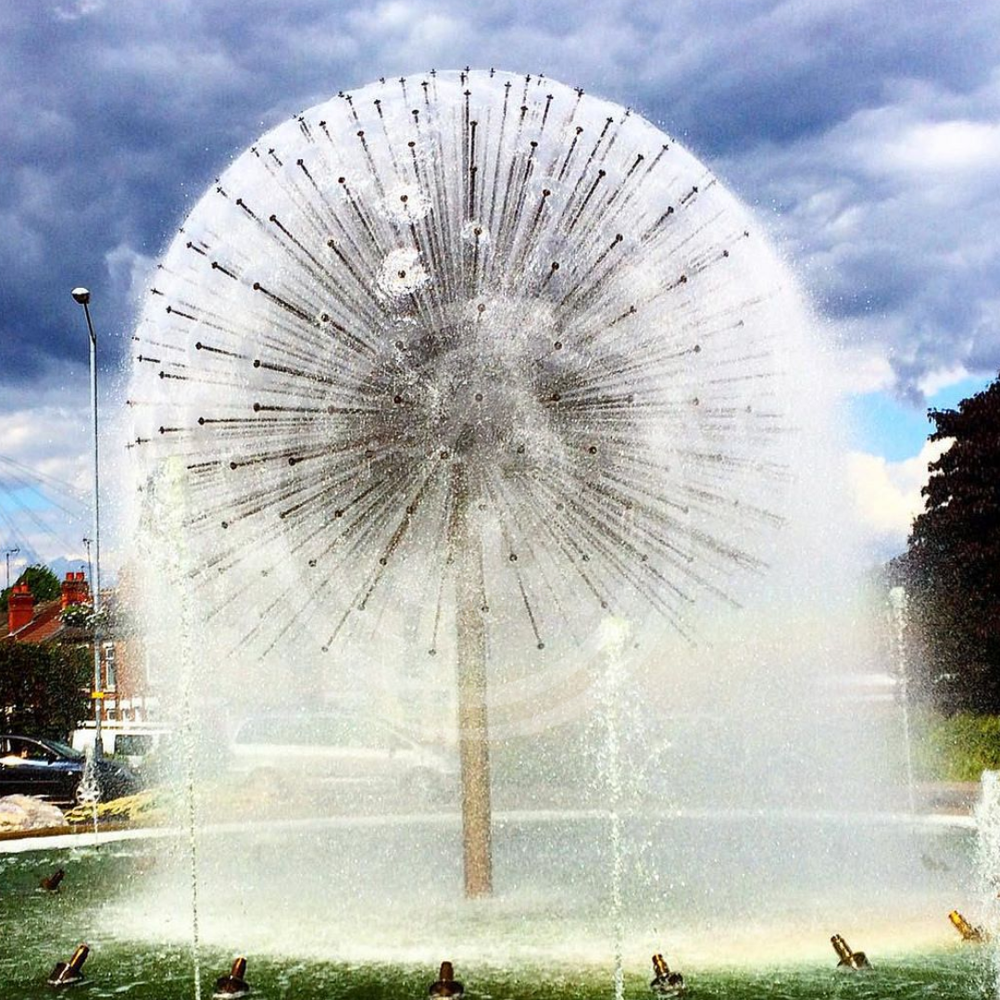 Dandelion fountain
