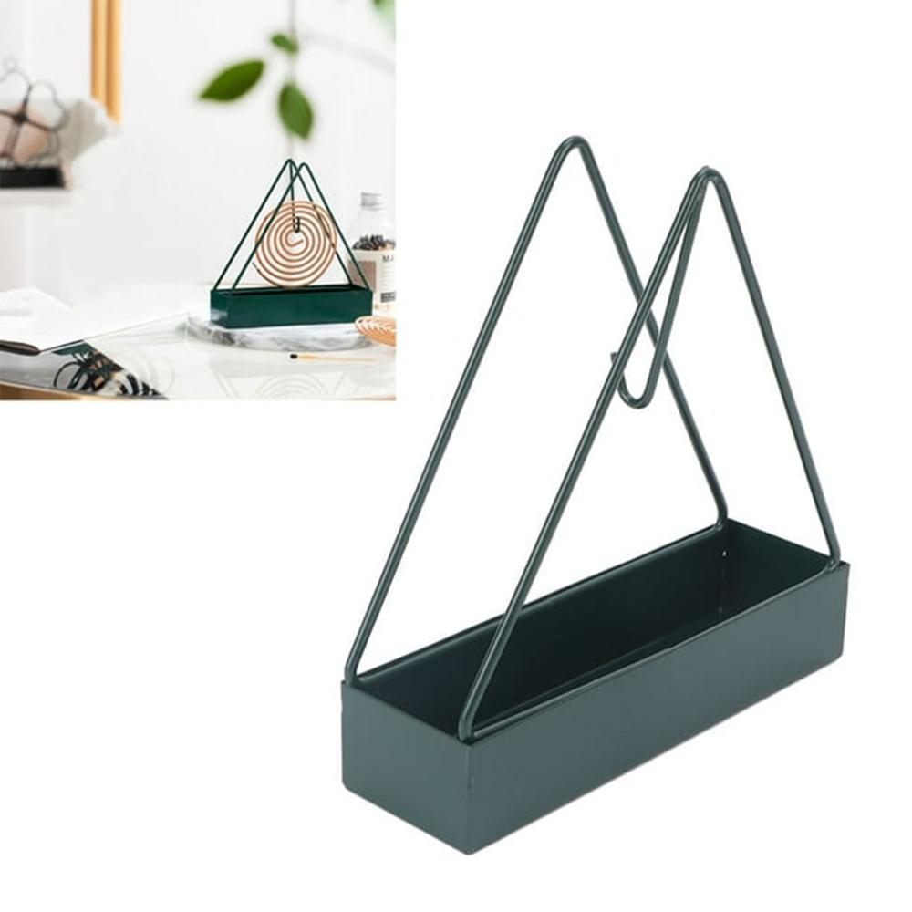 Triangular Iron Mosquito Coil Holder Stylish Outdoor Incense Holder - Application: As Per Product Requirement