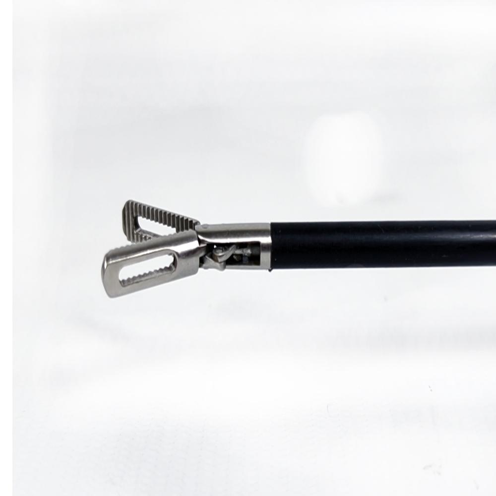 Short Bowel Grasping Forceps Long Length 5mm, 26cm with Rachet Handle