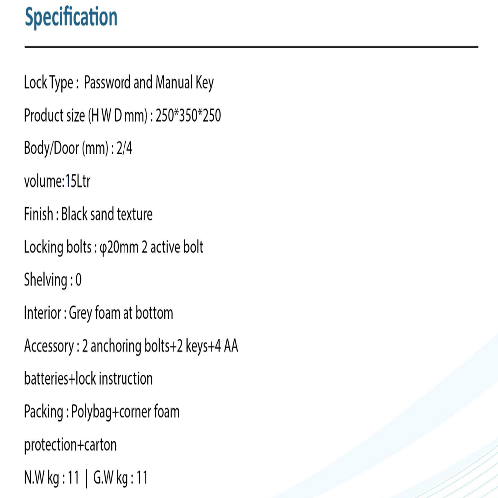 eSSL SAFE-101