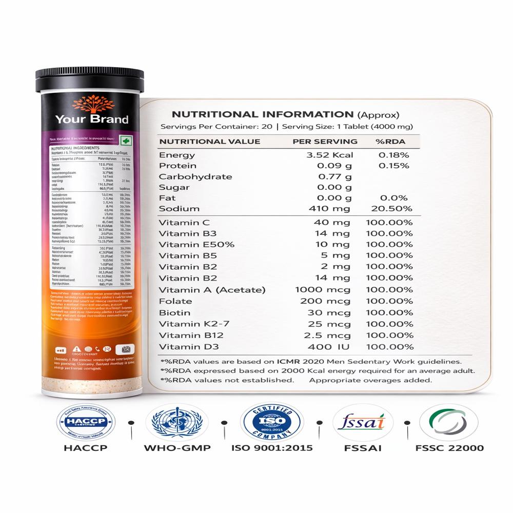 Multivitamin Effervescent Tablets