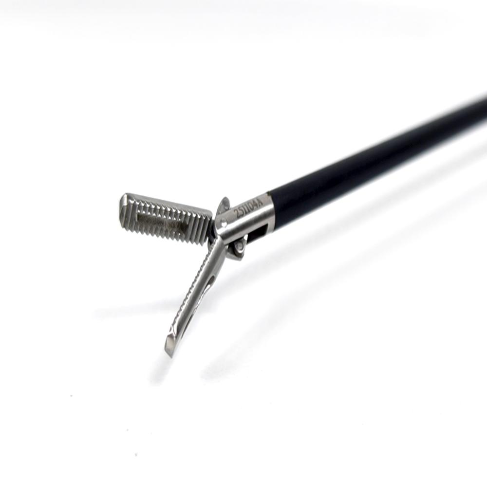Short Bowel Grasping Forceps Long Length 5mm, 36cm with Rachet Handle
