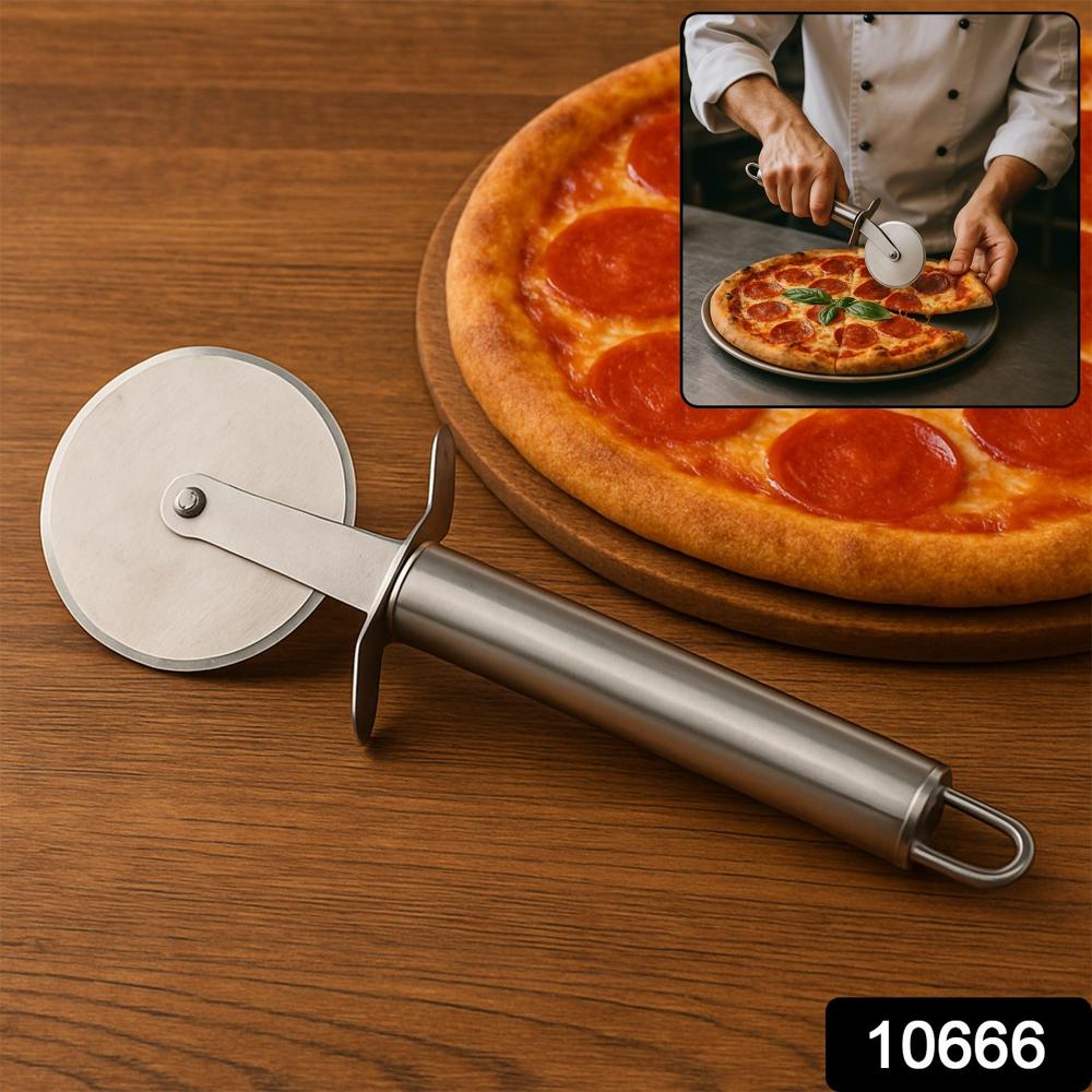 Premium Stainless Steel Pizza Cutter Wheel With Sharp Blade - Color: Home & Kitchen