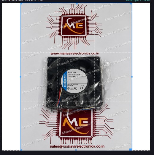 Ebm-papst 3214 J/2n 24v Dc Cooling Fan