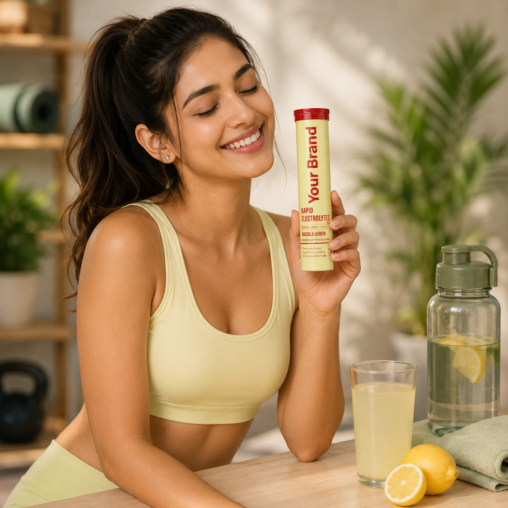 Rapid Electrolyte Effervescent Tablets lemon Flavor