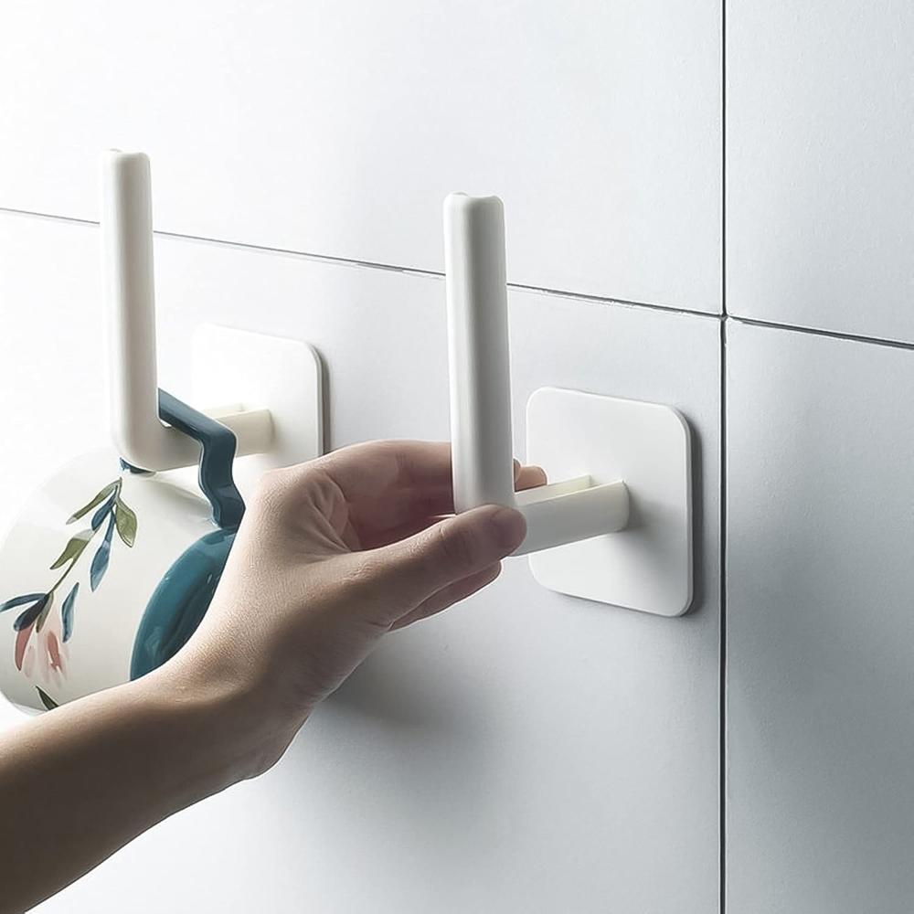 Multipurpose Shelf Organizer, Hanging Storage Rack (2 Pc Set With 2 Adhesive Hook) - Application: As Per Product Requirement