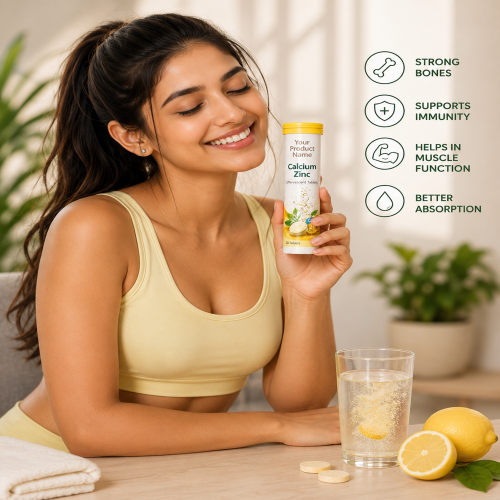 Calcium & Zinc effervescent tablet