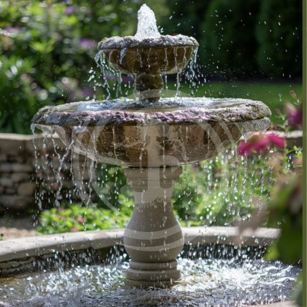 Standalone 2 Tier Water Fountain