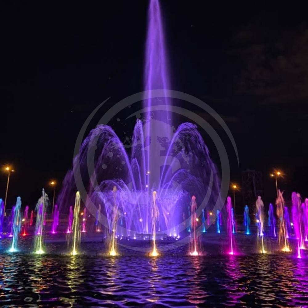 NON-MUSICAL WATER PROGRAMMED FOUNTAIN