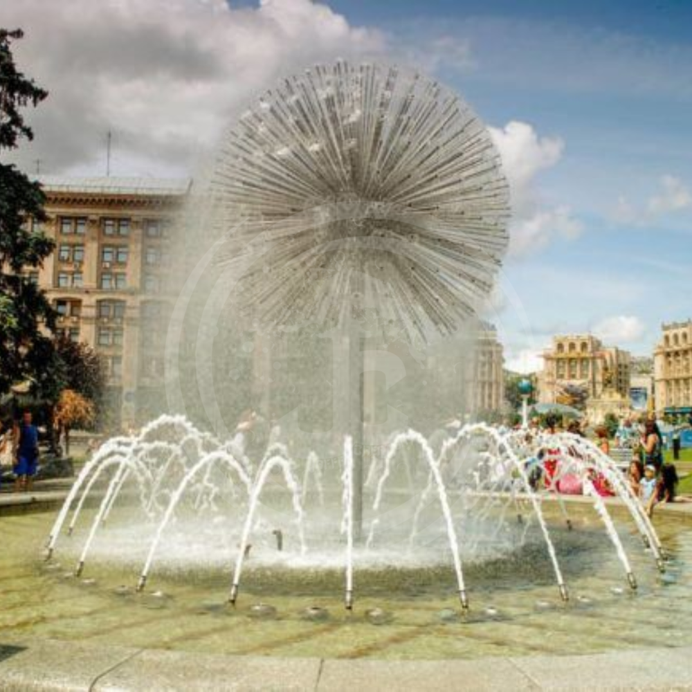 Dandelion With Water Dome Fountain