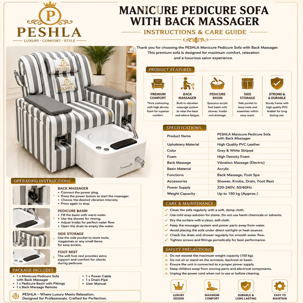 LUXURY MANICURE PEDICURE ROBUST MASSAGER