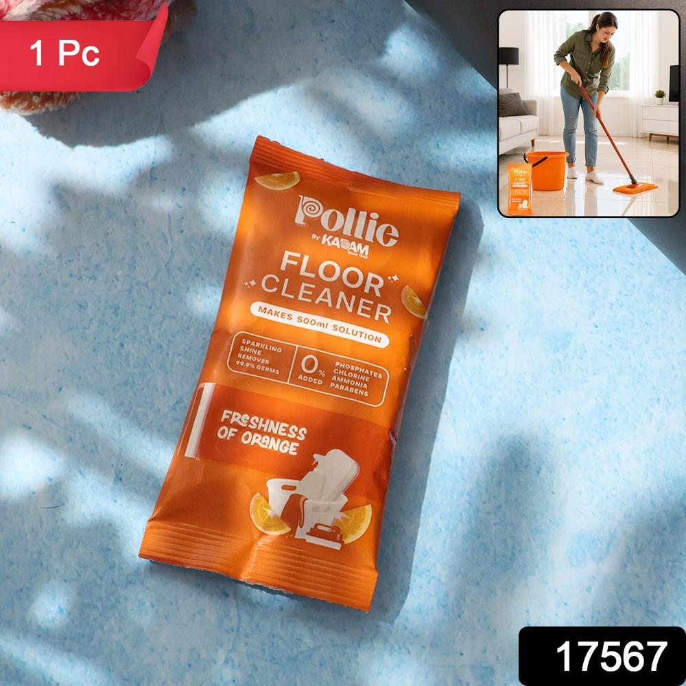 Pollic Kadam Concentrated Floor Cleaner Sachet Orange Fresh Fragrance (50 Gm) - Application: As Per Product Requirement