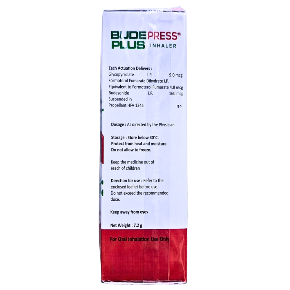 Glycopyrrolate,Formoterol Fumarate and Budesonide Inhaler