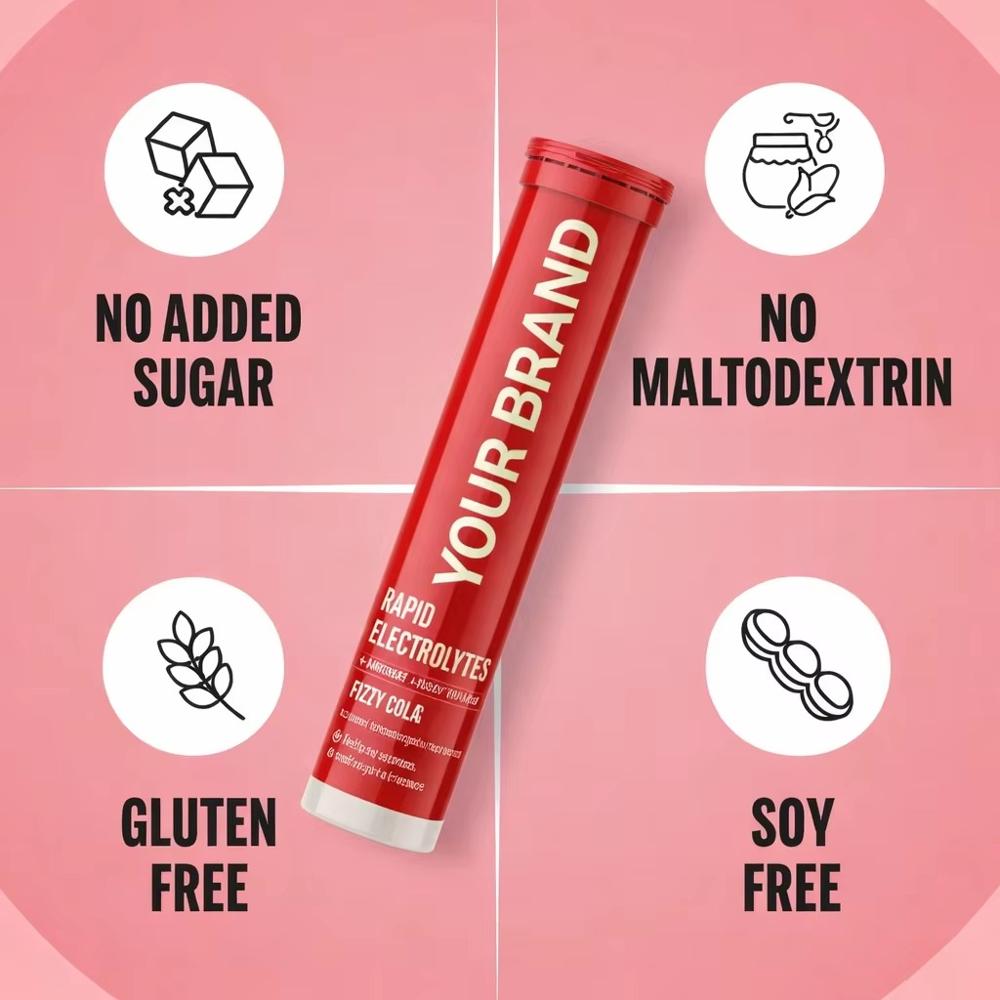 Rapid Electrolyte Effervescent Tablets Cola Flavor