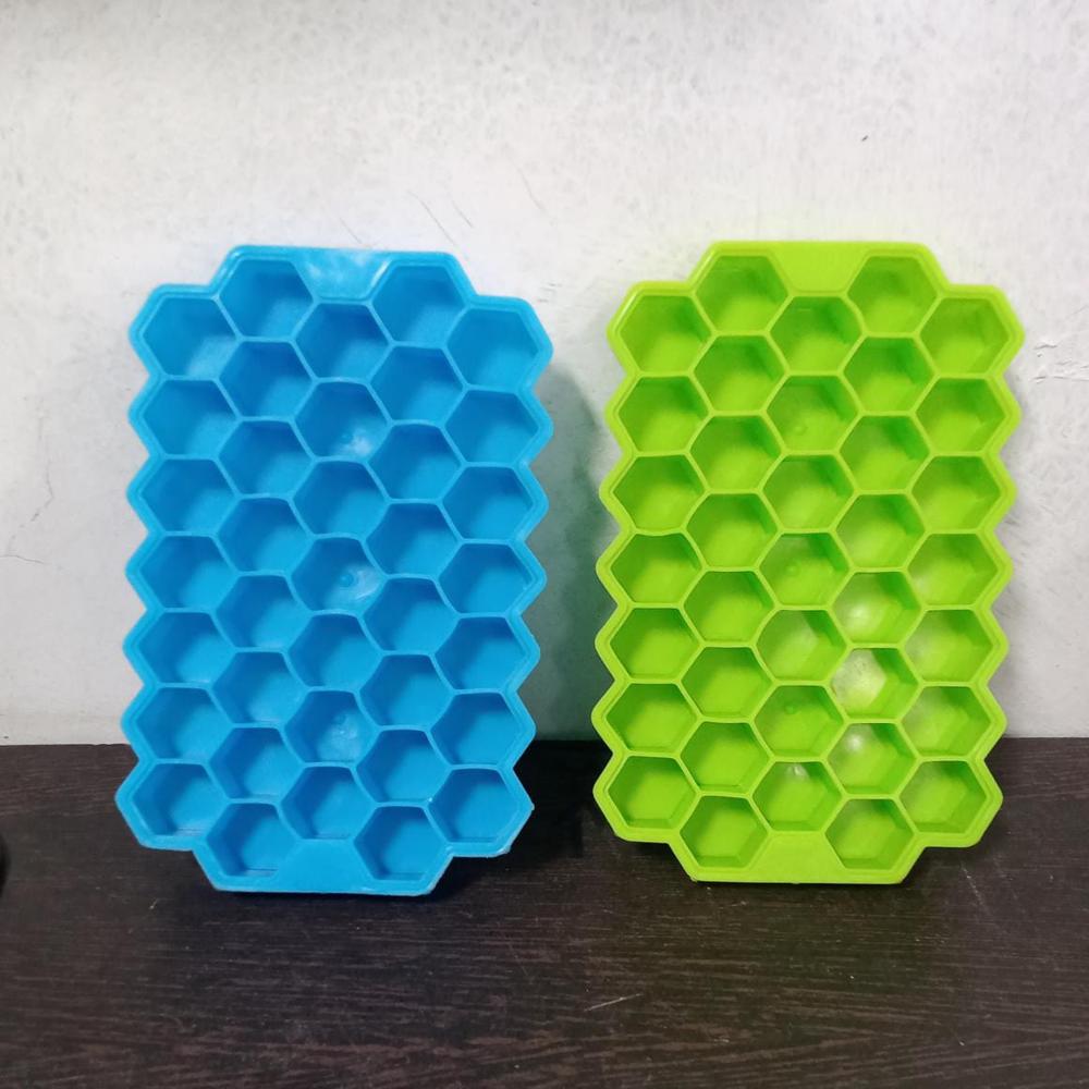 Flexible Silicone Ice Cube Tray, 37 Small Cubes , Fridge Use - Application: As Per Product Requirement
