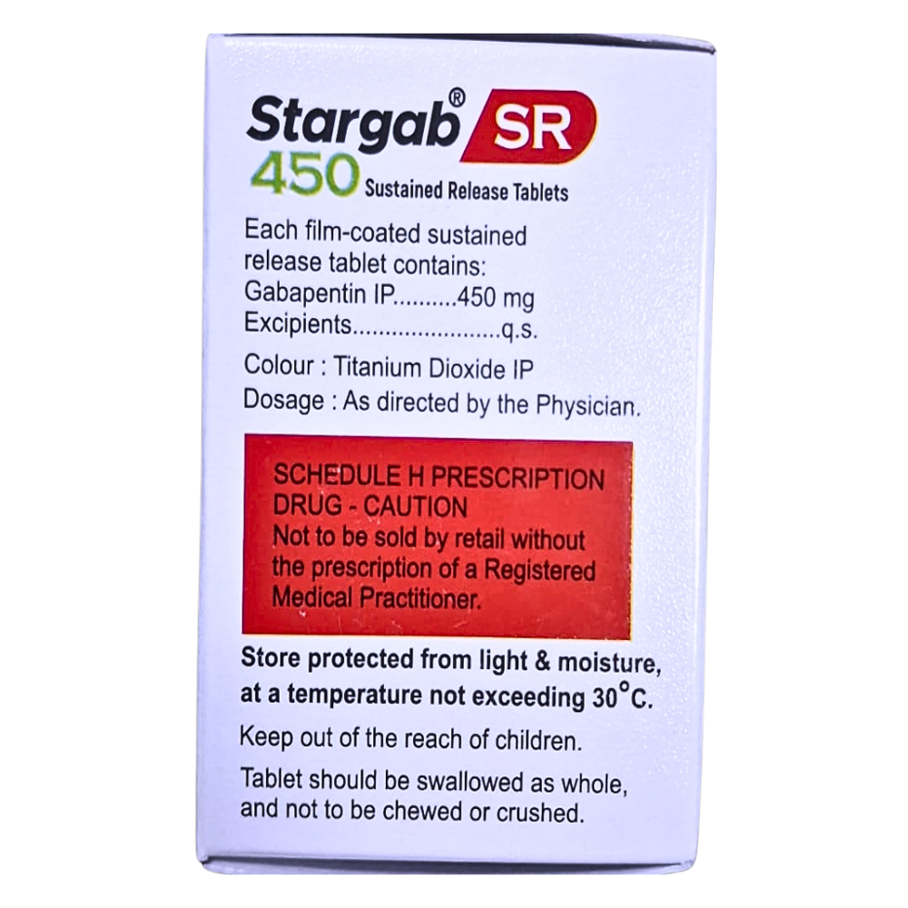 Gabapentine Sustained Release Tablets 450 mg