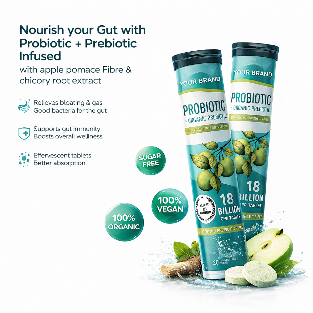 Probiotic & Prebiotic Effervescent Tablets