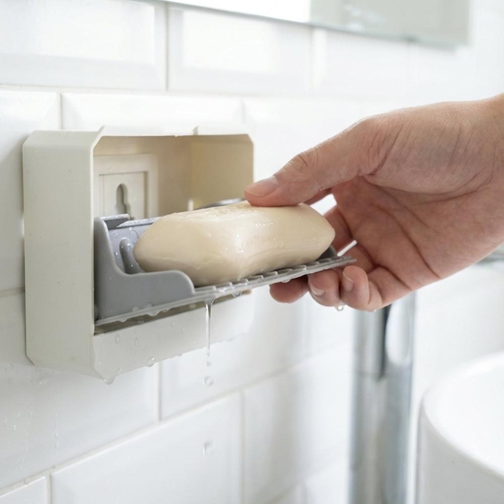 Wall Mounted Self-Draining Soap Holder (1 Pc) - Application: As Per Product Requirement