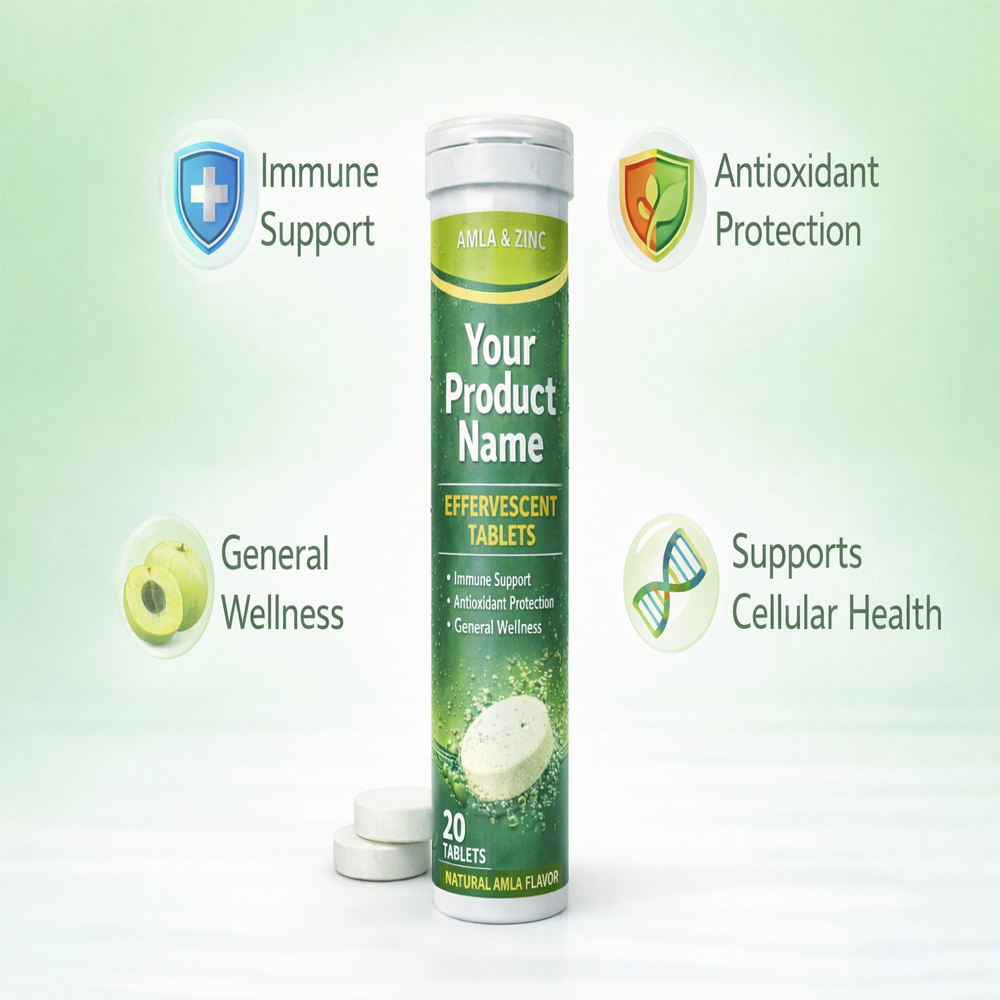 Amla And Zinc Effervescent Tablets