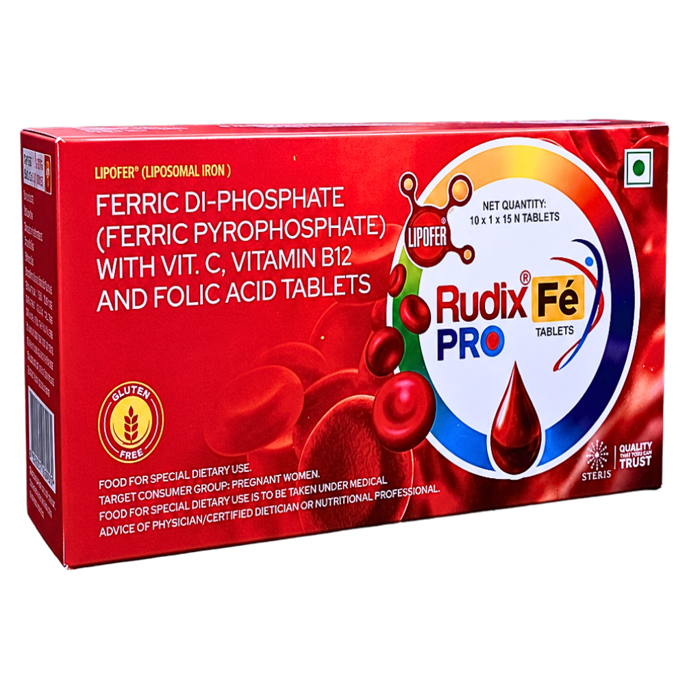 Ferric Di-Phosphate (Ferric Pyrophosphate) With Vitamin C,Vitamin B12 And Folic Acid Tablets