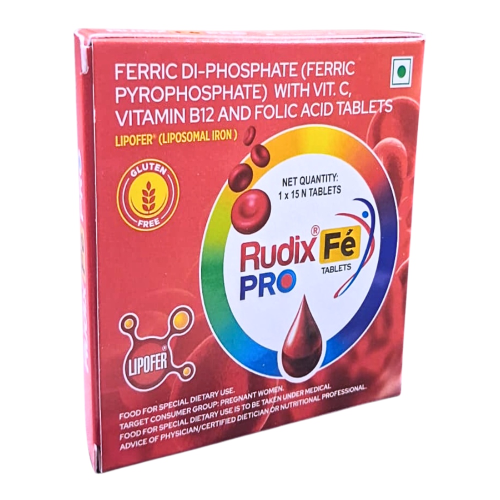 Ferric Di-Phosphate (Ferric Pyrophosphate) With Vitamin C,Vitamin B12 And Folic Acid Tablets