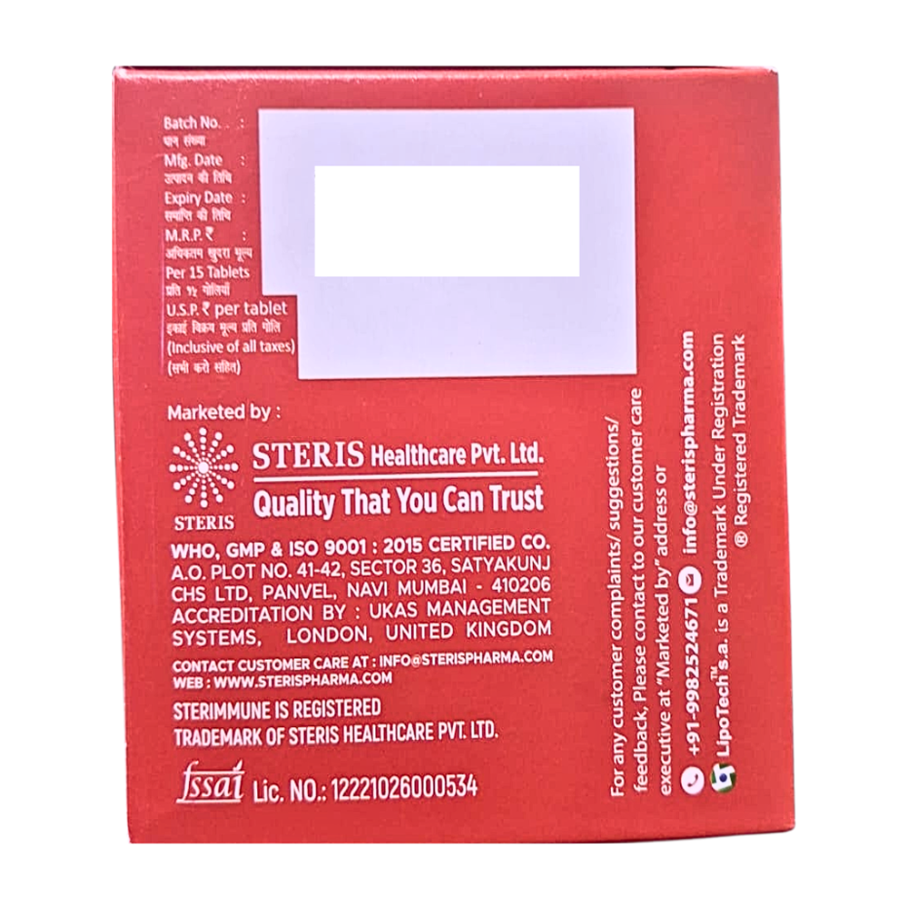 Ferric Di-Phosphate (Ferric Pyrophosphate) With Vitamin C,Vitamin B12 And Folic Acid Tablets