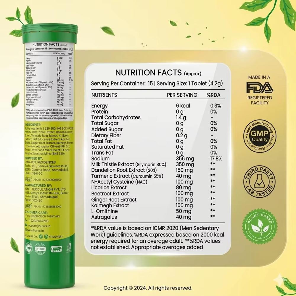 Liver Detox Effervescent Tablets _