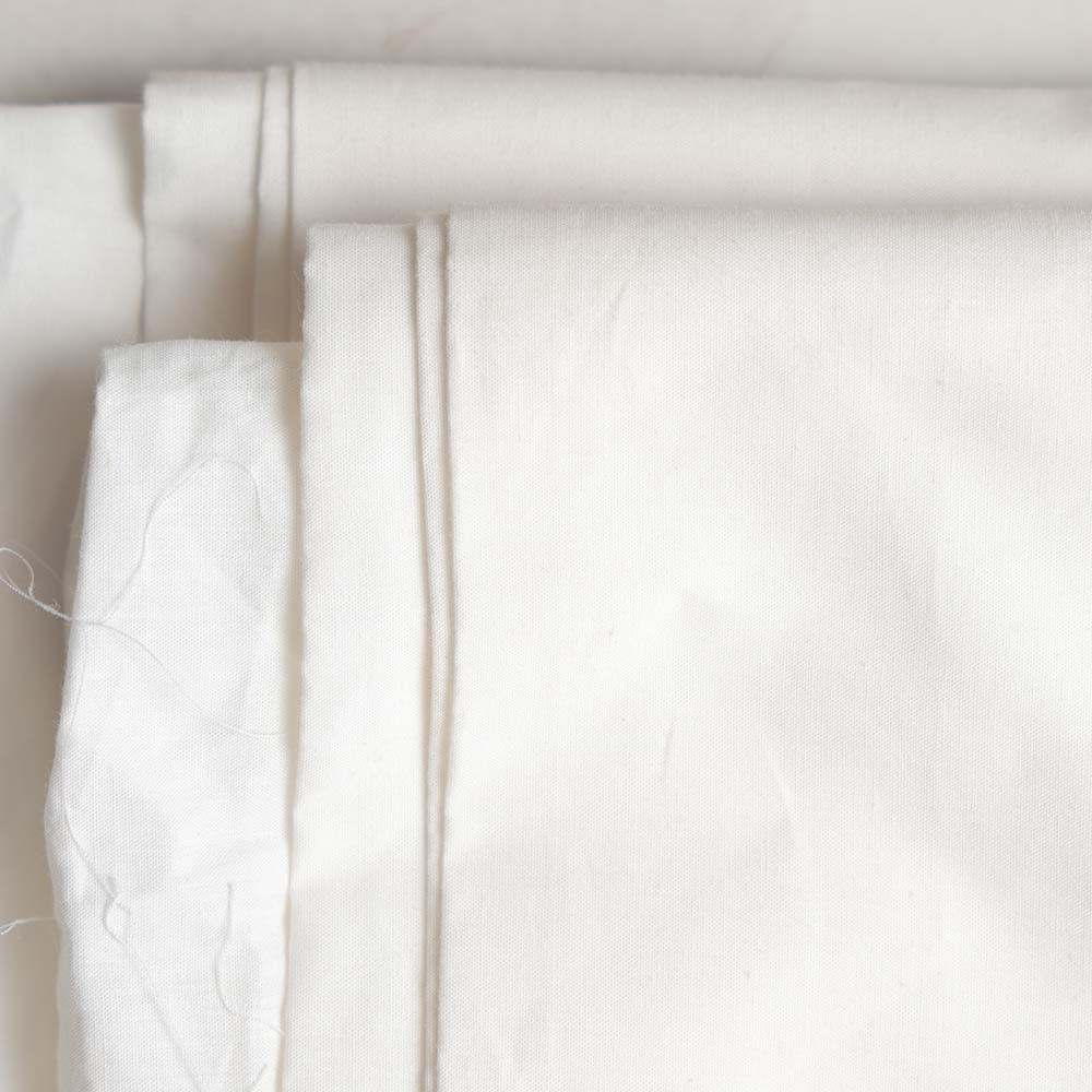 140 Gsm White Cotton Poplin Fabric - Attributes: Washable