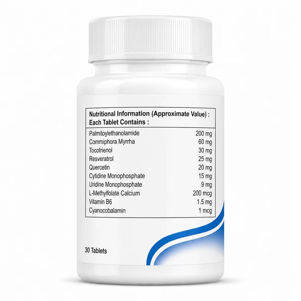 Palmitoylethanolamide, commiphora myrrha Tablets