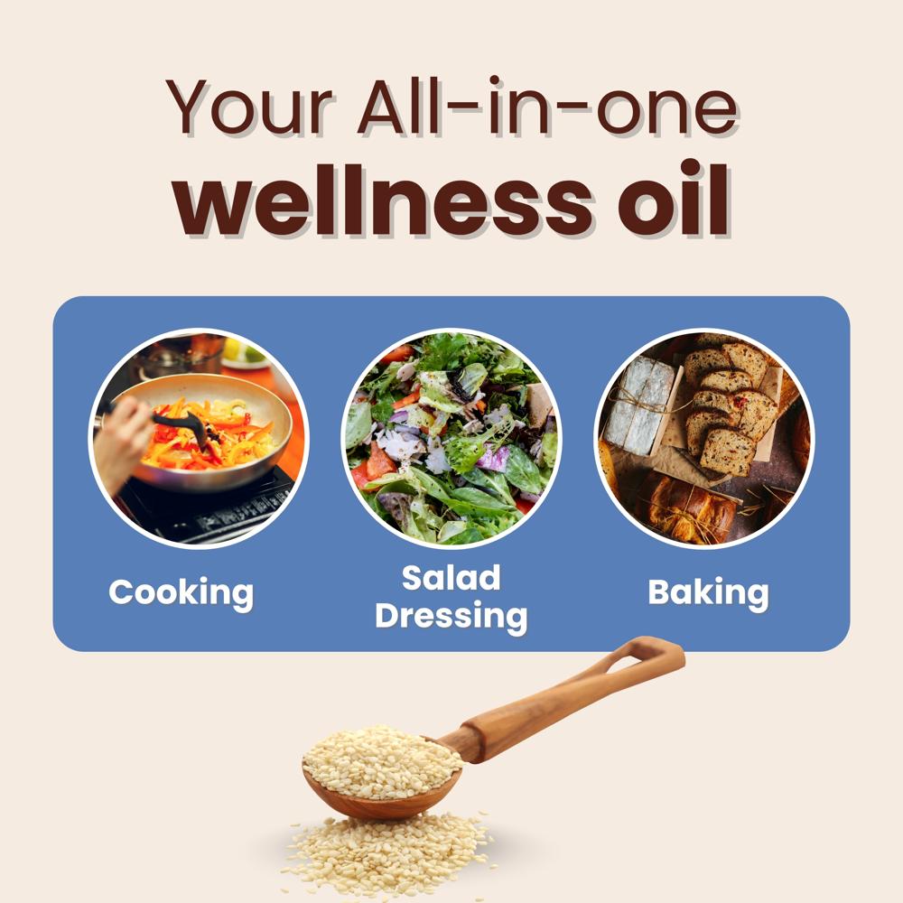Cold Pressed Sesame Oil 500ml