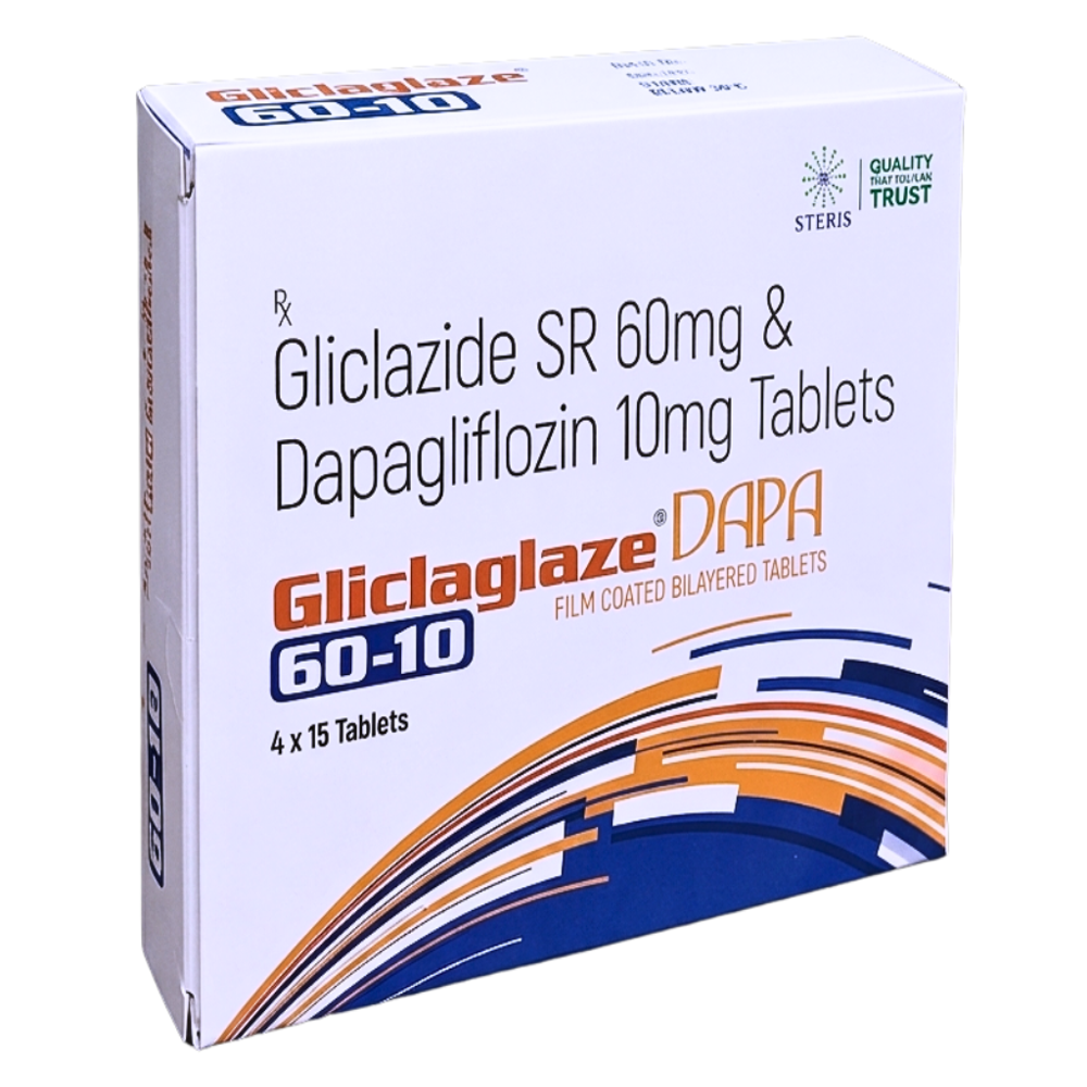 Gliclazide SR 60mg & Dapagliflozin 10mg Tablets