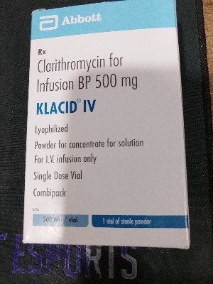 Klacid Iv 500Mg - Dosage Form: As Per Doctor