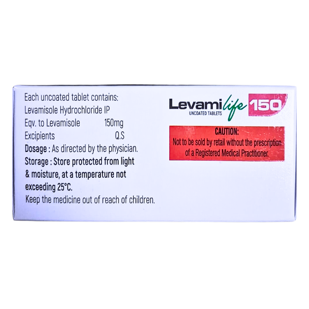 Levamisole Hydrochloride 150 mg Tablets IP