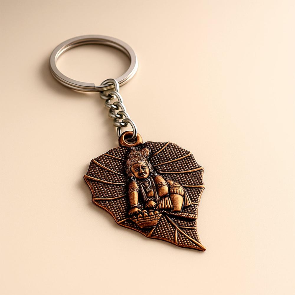 Premium Antique-Finish Metal Keychain (1 Pc) - Color: Car & Motorbike