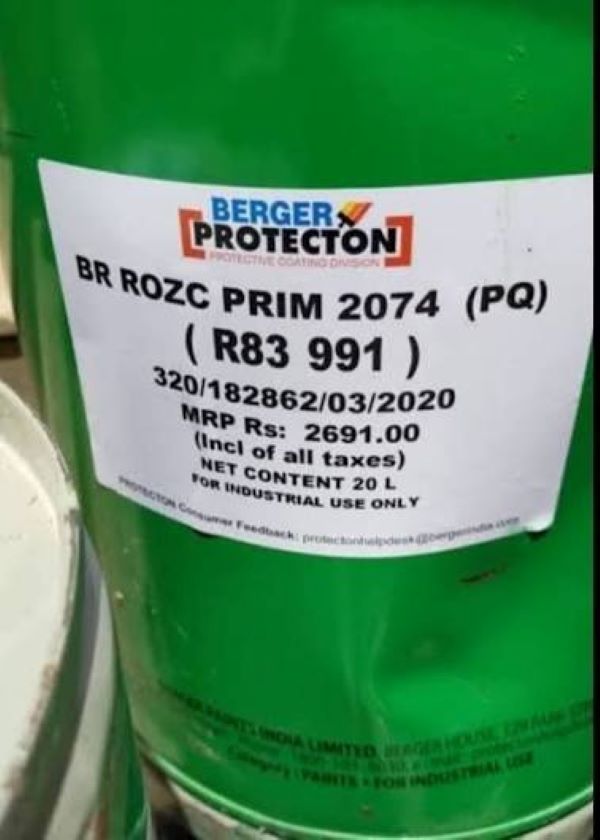 BR RED OXIDE ZINC CHROMATE IS 2074 PRIMER