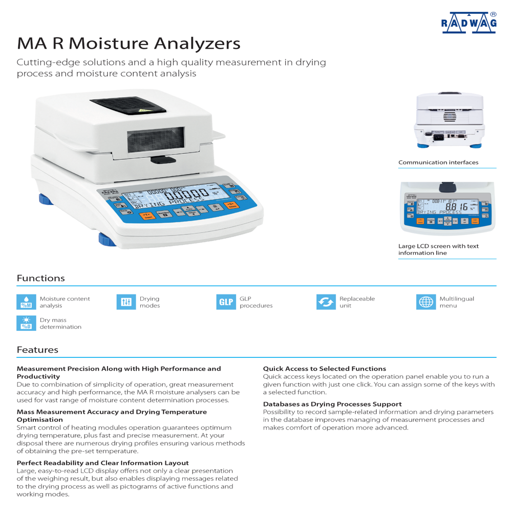 Moisture Balance MA50.R