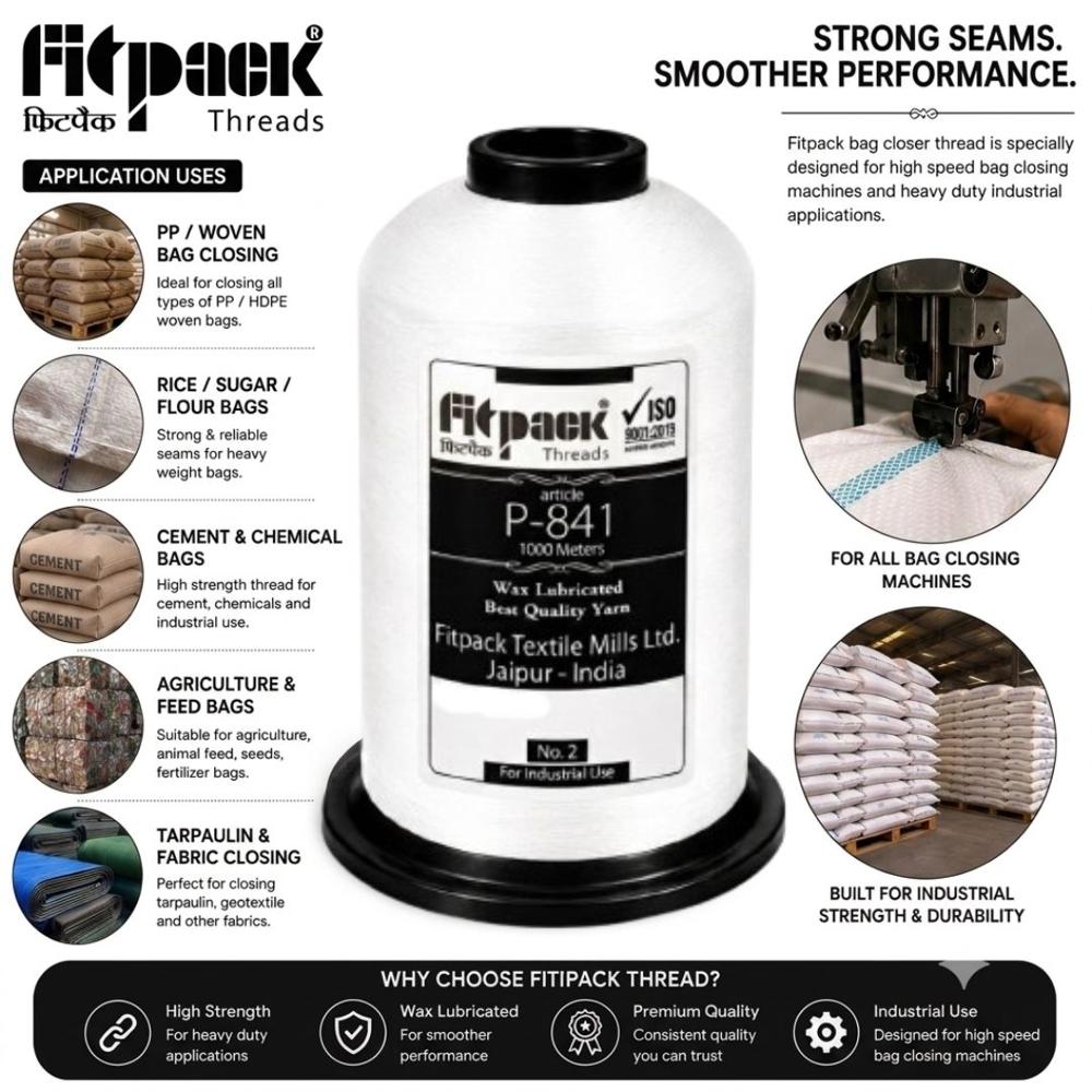P-841 High Strength Nylon Bag Closing Thread for PP Woven Bags